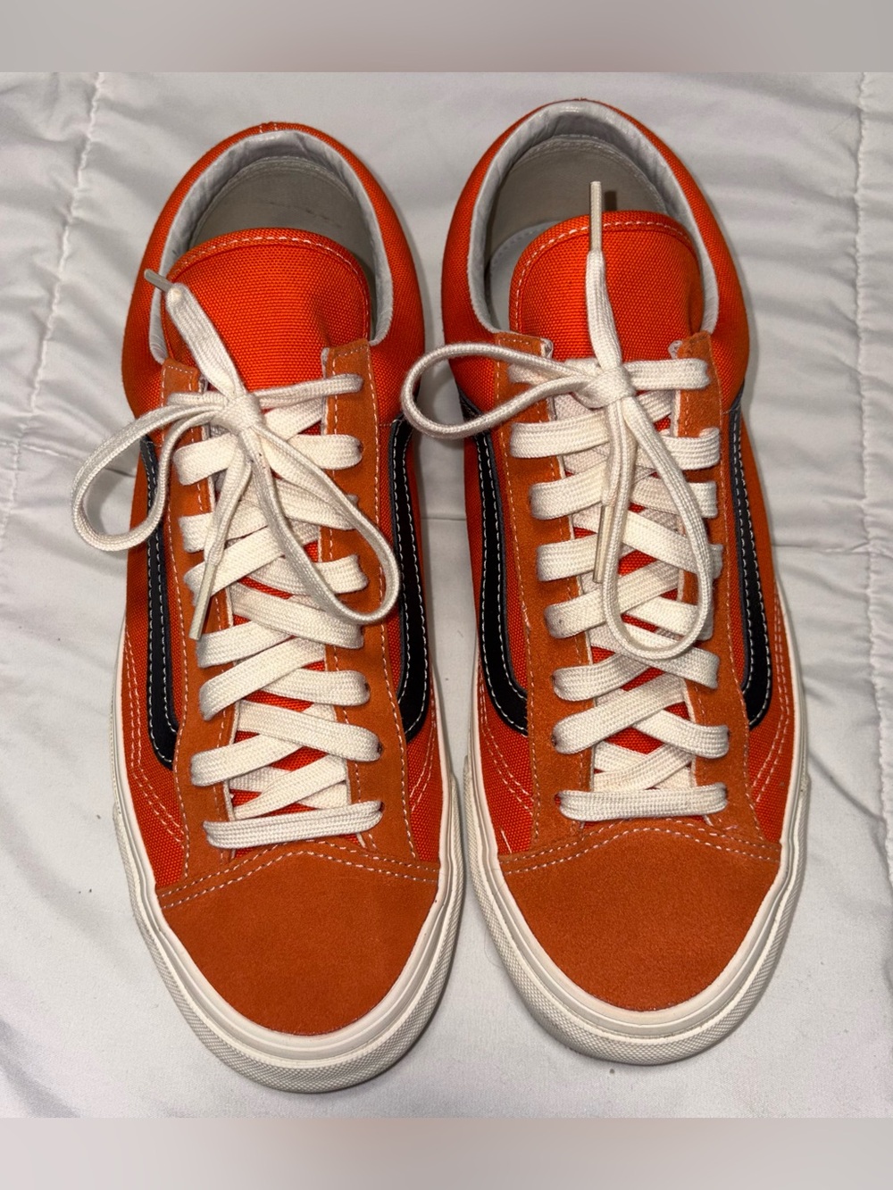 VANS VAULT OG STYLE36 LX Size 10 men red orange black
